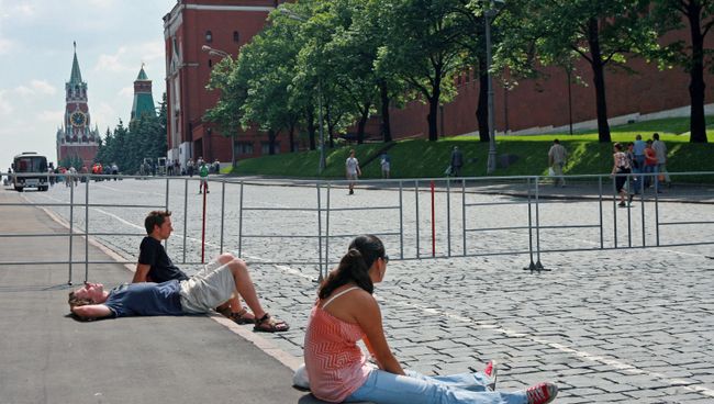 Жара в Москве. Архивное фото Жара в Москве. Архивное фото