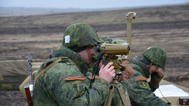 Тактические военные учения в ЛНР. Архивное фото Тактические военные учения в ЛНР. Архивное фото