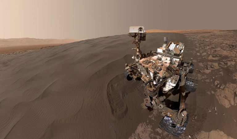 Селфи марсохода Curiosity