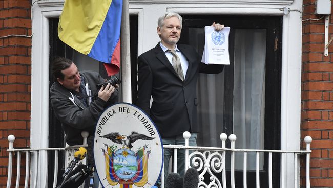 Основатель WikiLeaks Джулиан Ассанж. Архивное фото