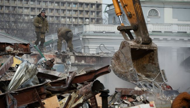 Снос незаконных построек в Москве