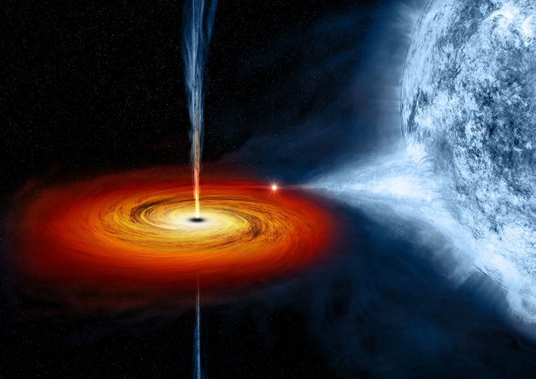 Так художник представил себе черную дыру Cygnus X-1 Так художник представил себе черную дыру Cygnus X-1