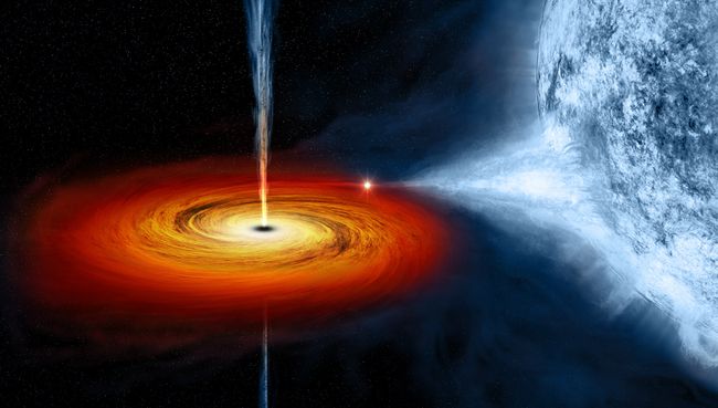 Так художник представил себе черную дыру Cygnus X-1 Так художник представил себе черную дыру Cygnus X-1