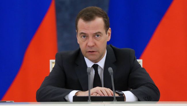 Председатель правительства РФ Дмитрий Медведев. Архивное фото