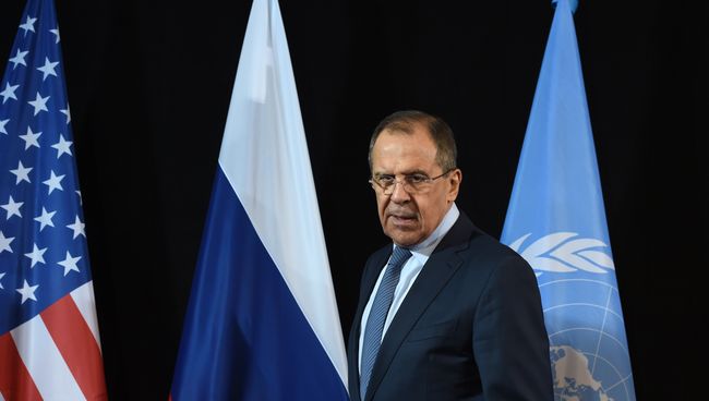 Глава МИД России Сергей Лавров в Мюнхене. Архивное фото