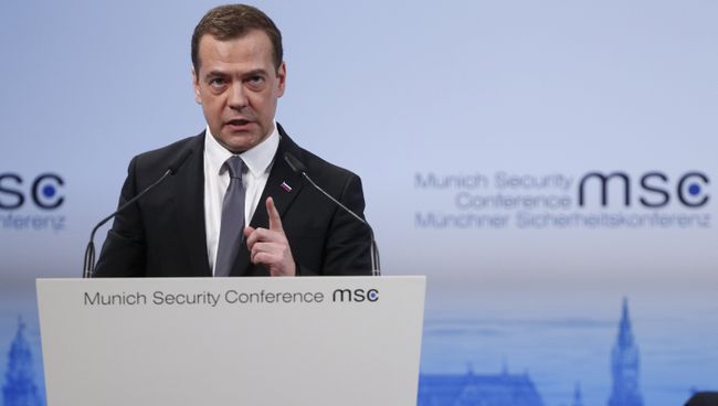 Премьер-министр РФ Д. Медведев принял участие в Мюнхенской конференции по безопасности Премьер-министр РФ Д. Медведев принял участие в Мюнхенской конференции по безопасности