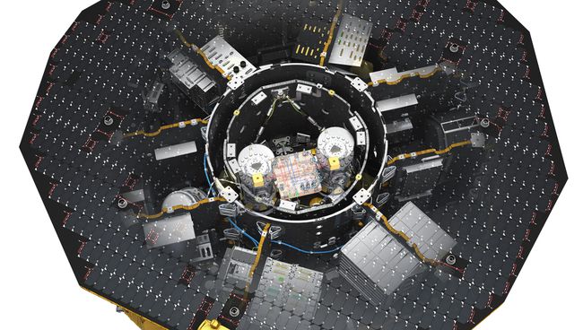 Гравителескоп LISA Pathfinder в развернутом виде Гравителескоп LISA Pathfinder в развернутом виде