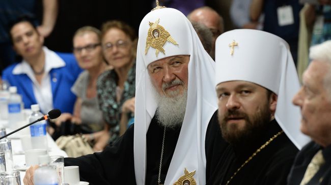 Патриарх Кирилл и митрополит Иларион во время визита в Парагвай. Архивное фото. Патриарх Кирилл и митрополит Иларион во время визита в Парагвай. Архивное фото.
