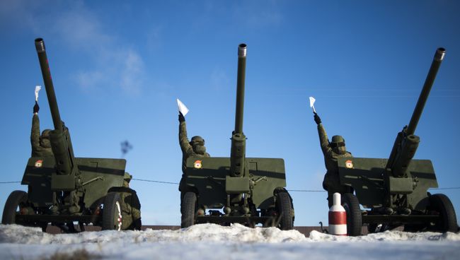Военнослужащие дивизиона ЗВО. Архивное фото