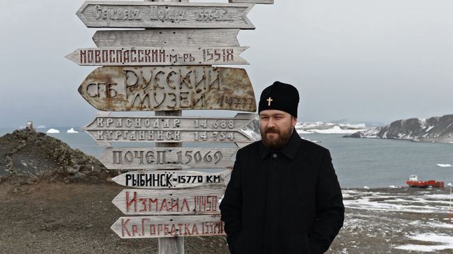 Визит патриарха Московского и всея Руси Кирилла на российскую полярную станцию в Антарктиде