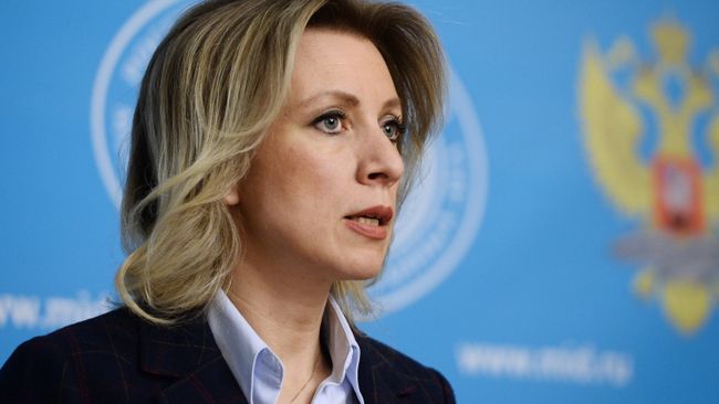 Официальный представитель министерства иностранных дел России Мария Захарова