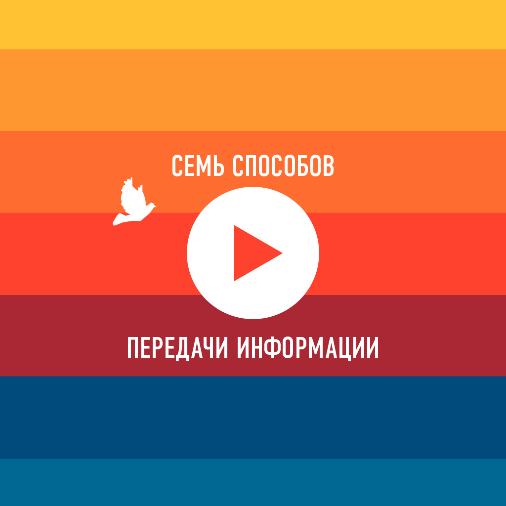 Семь способов передачи информации Семь способов передачи информации