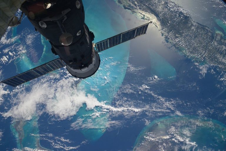 Экзотические острова Карибского моря снятые с МКС Экзотические острова Карибского моря снятые с МКС