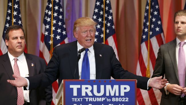 Дональд Трамп в супервторник