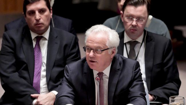 Постоянный представитель РФ при ООН и в Совете Безопасности ООН Виталий Чуркин. Архивное фото Постоянный представитель РФ при ООН и в Совете Безопасности ООН Виталий Чуркин. Архивное фото