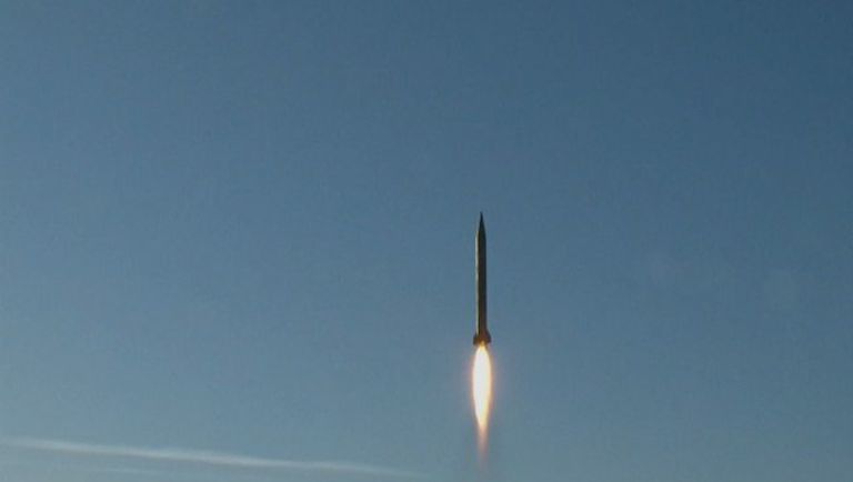 Тестовый запуск баллистической ракеты в Иране Тестовый запуск баллистической ракеты в Иране