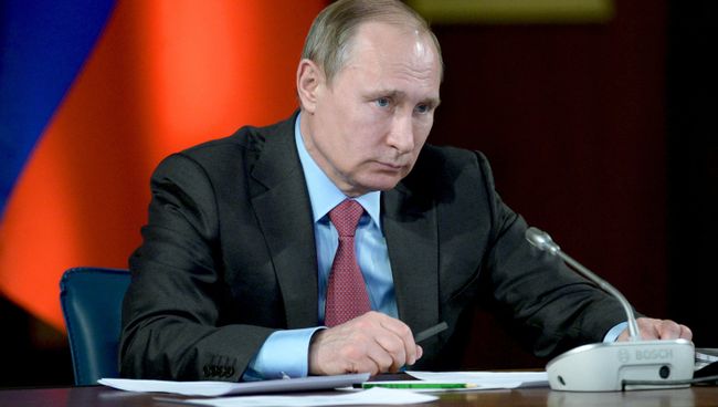Президент России Владимир Путин. Архивное фото