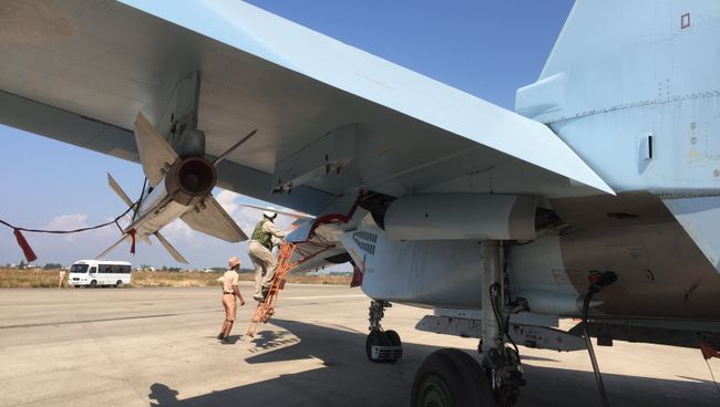 Российская авиабаза Хмеймим в Латакии. Сирия. Архивное фото Российская авиабаза Хмеймим в Латакии. Сирия. Архивное фото