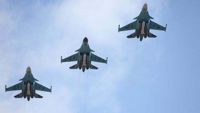 Вылет самолетов ВКС России в Сирии. Архивное фото Вылет самолетов ВКС России в Сирии. Архивное фото