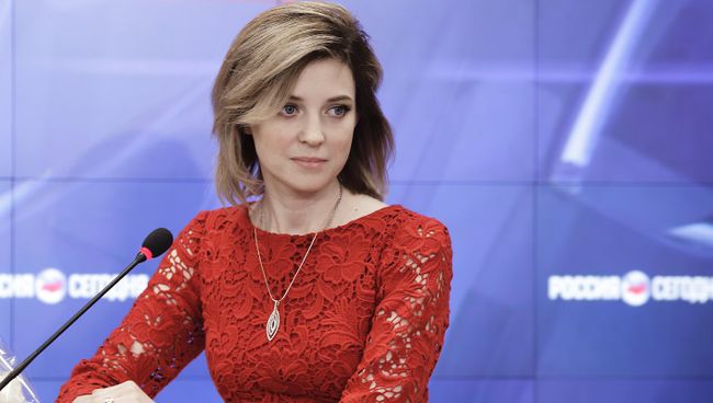Пресс-конференция Натальи Поклонской в Крыму