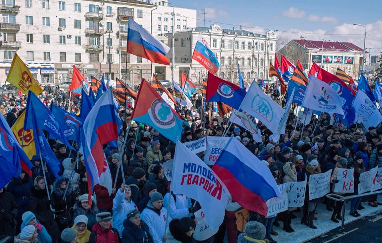 Празднование Дня воссоединения Крыма с Россией Празднование Дня воссоединения Крыма с Россией