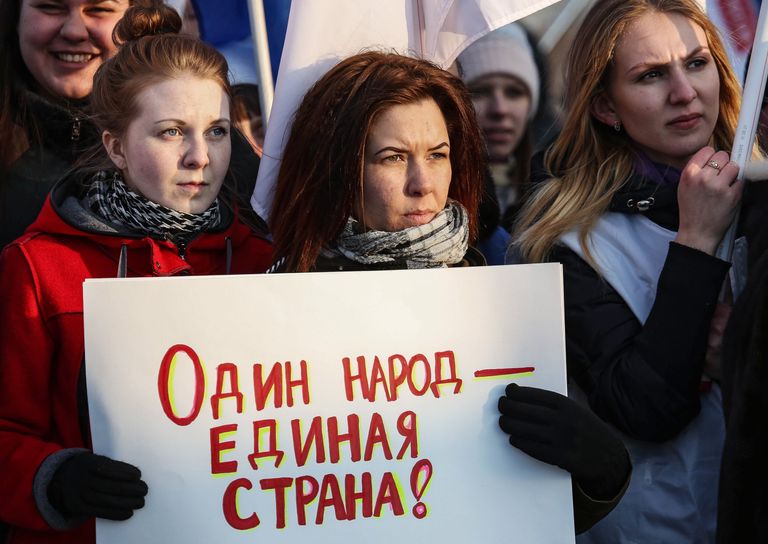 Празднование Дня воссоединения Крыма с Россией Празднование Дня воссоединения Крыма с Россией