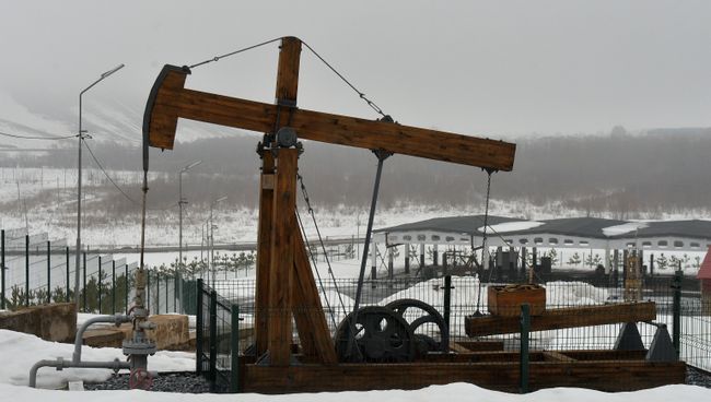 Музей нефти в селе Шугурово Лениногоркого района Татарстана. Архивное фото Музей нефти в селе Шугурово Лениногоркого района Татарстана. Архивное фото