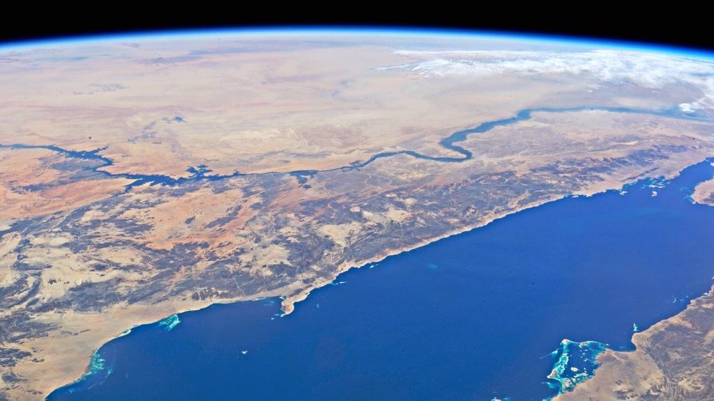 Красное море и река Нил снятые с МКС Красное море и река Нил снятые с МКС - РИА Новости, 1920, 28.05.2024