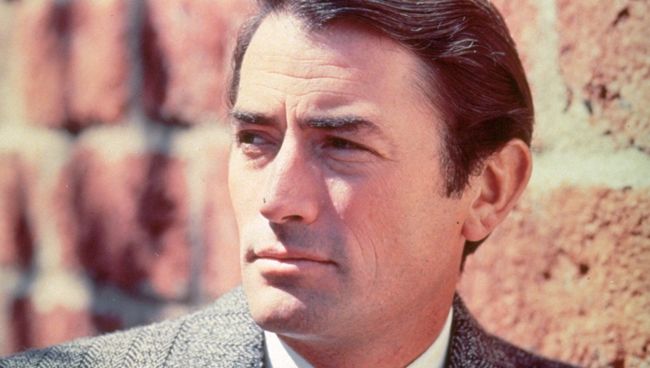 Американский актер и продюсер Грегори Пек Американский актер и продюсер Грегори Пек