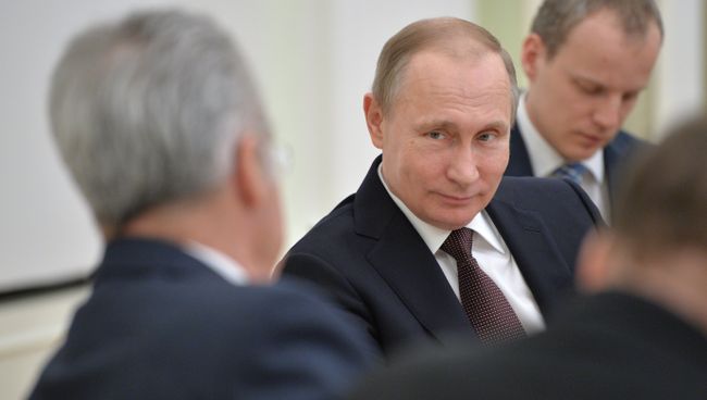Президент РФ В. Путин встретился с президентом Австрии Х. Фишером
