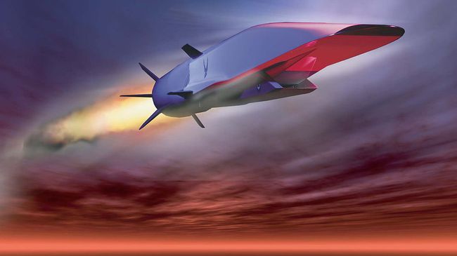 Гиперзвуковая крылатая ракета X-51A Waverider. Архивное фото Гиперзвуковая крылатая ракета X-51A Waverider. Архивное фото