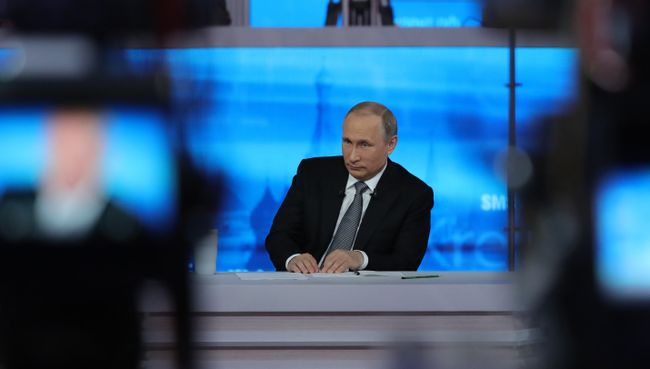 Прямая линия с президентом РФ В. Путиным