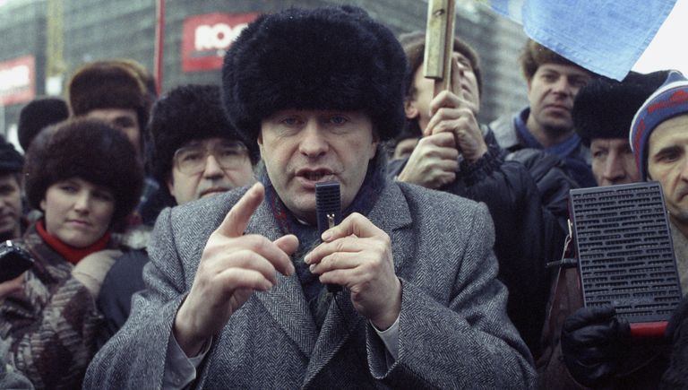 Лидер Либерально-демократической партии России В.В.Жириновский