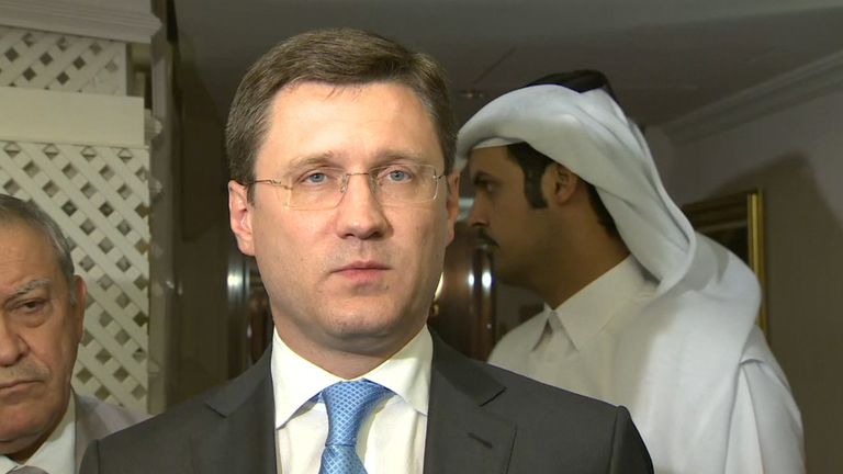 Глава Минэнерго РФ Новак прокомментировал итоги встречи по нефти в Дохе Глава Минэнерго РФ Новак прокомментировал итоги встречи по нефти в Дохе
