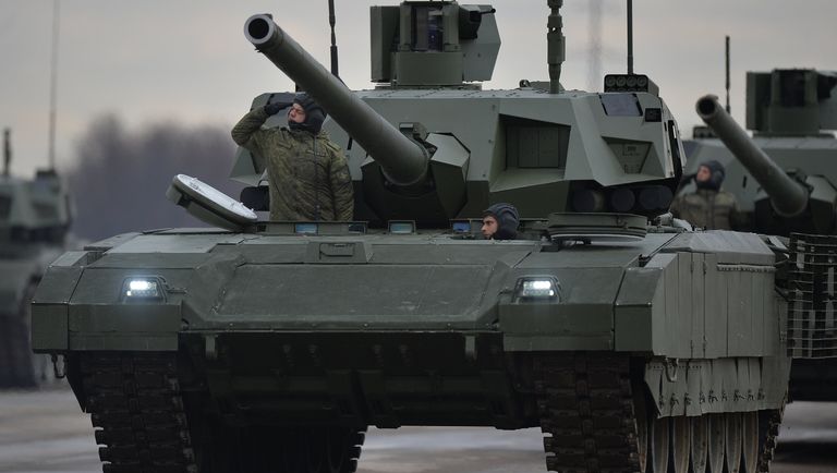 Танки Армата механизированной колонны войск Московского гарнизона Центрального военного округа Танки Армата механизированной колонны войск Московского гарнизона Центрального военного округа
