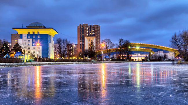 Город Одинцово. Архивное фото Город Одинцово. Архивное фото