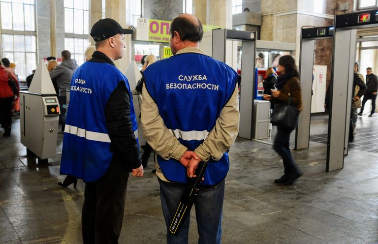 Служба безопасности московского метро. Архивное фото Служба безопасности московского метро. Архивное фото