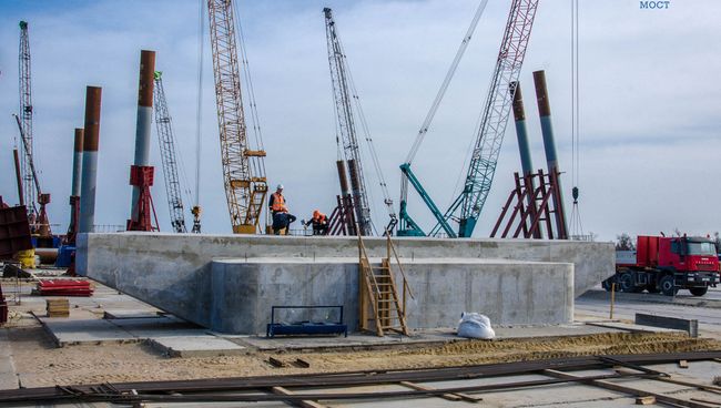 Строительство Керченского моста Строительство Керченского моста