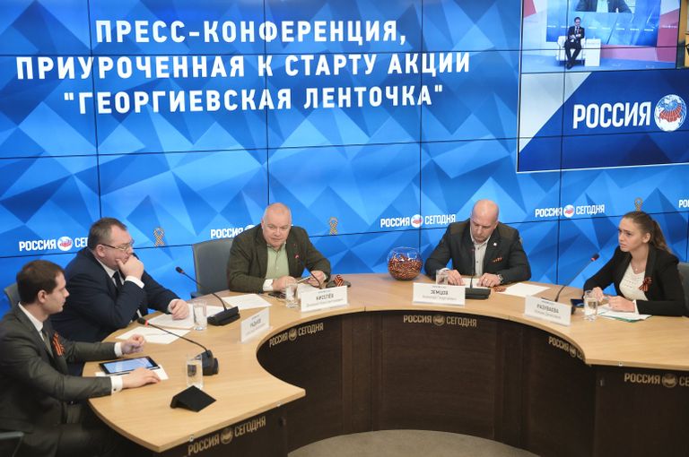 Пресс-конференция, приуроченная к старту акции Георгиевская ленточка Пресс-конференция, приуроченная к старту акции Георгиевская ленточка
