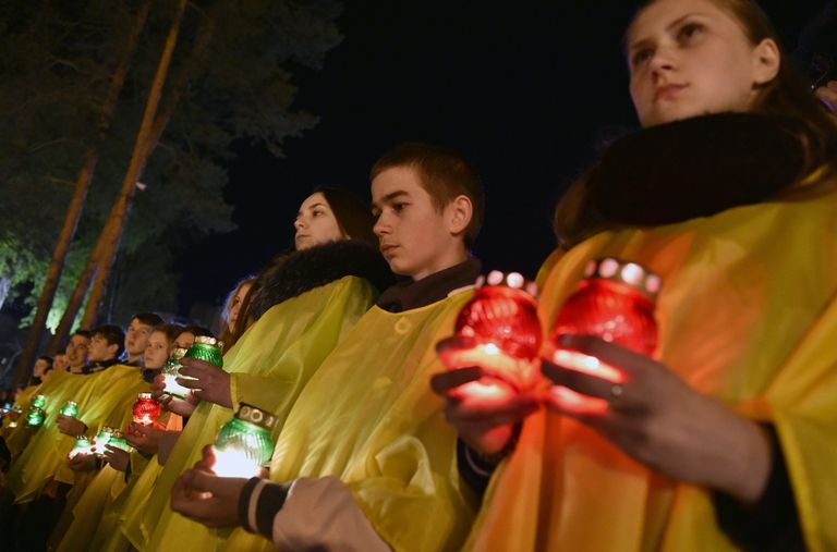 Памятные мероприятия в городе Славутиче посвященные годовщине катастрофы на Чернобыльской АЭС Памятные мероприятия в городе Славутиче посвященные годовщине катастрофы на Чернобыльской АЭС