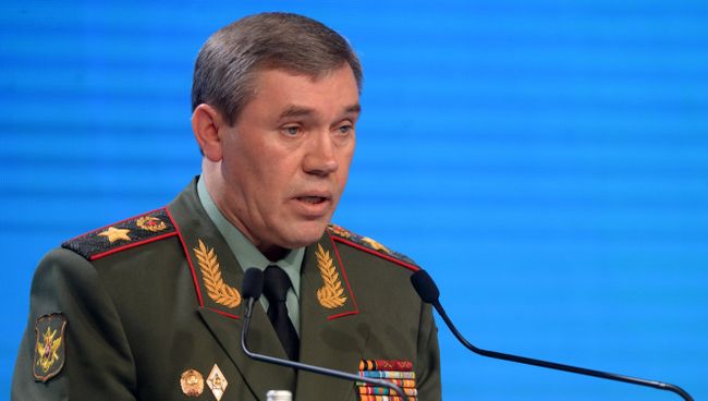 Начальник Генерального штаба Вооруженных сил РФ - первый заместитель министра обороны РФ генерал армии Валерий Герасимов. Архивное фото