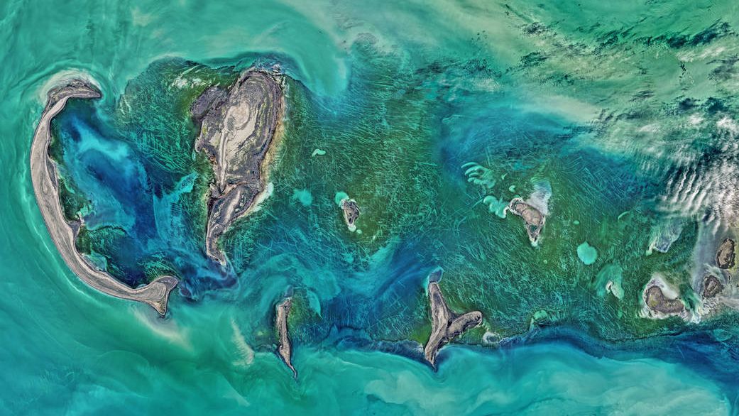 Снимок Каспийского моря Снимок Каспийского моря - РИА Новости, 1920, 23.12.2020