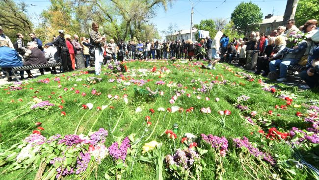 День памяти по погибшим в Одессе 2 мая 2014 года. Архивное фото День памяти по погибшим в Одессе 2 мая 2014 года. Архивное фото