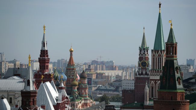 Вид на Москву. Архивное фото Вид на Москву. Архивное фото
