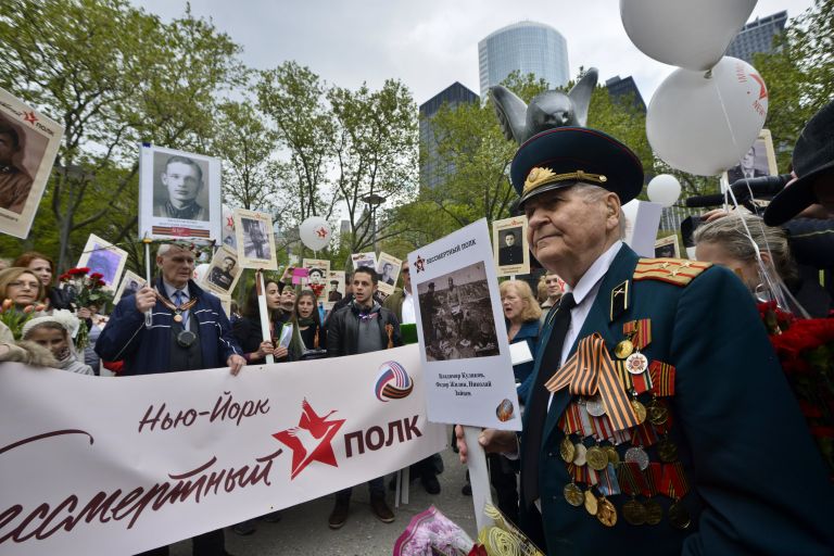 Акция Бессмертный полк в Нью-Йорке Акция Бессмертный полк в Нью-Йорке