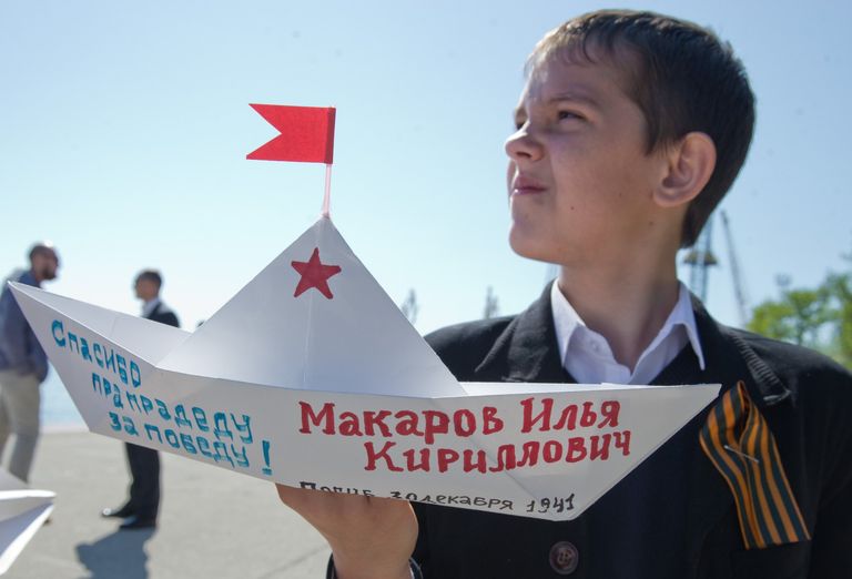 Акция Кораблик Победы в Крыму Акция Кораблик Победы в Крыму