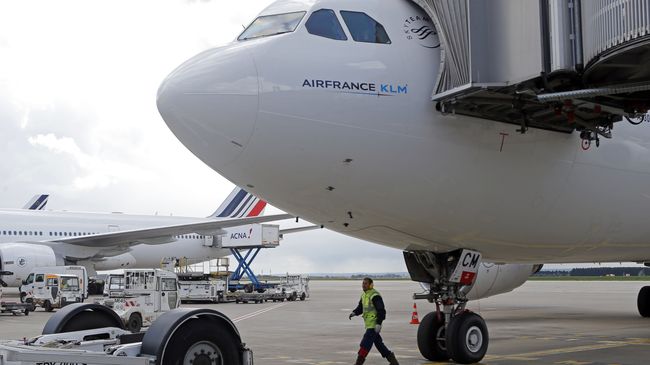 Самолет авиакомпании Air France