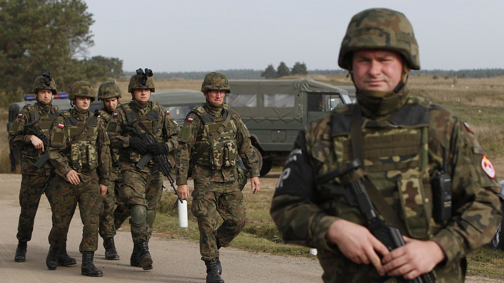 Польские военные во время учений на северо-востоке Польши Польские военные во время учений на северо-востоке Польши - РИА Новости, 1920, 29.10.2022