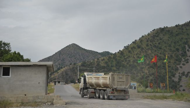 Граница гор Кандиль, подконтрольных РПК. Архивное фото
