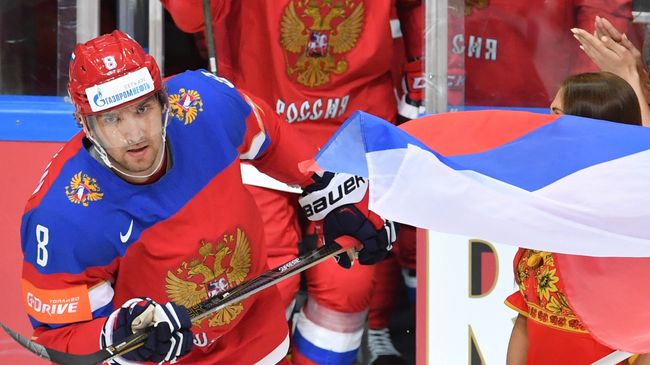 Александр Овечкин в составе сборной России по хоккею Александр Овечкин в составе сборной России по хоккею